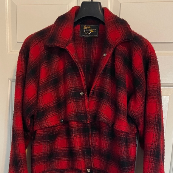Aero Sportswear Vintage Buffalo Plaid Mackinaw Jacket - M- L (like FILSON) - Picture 3 of 15